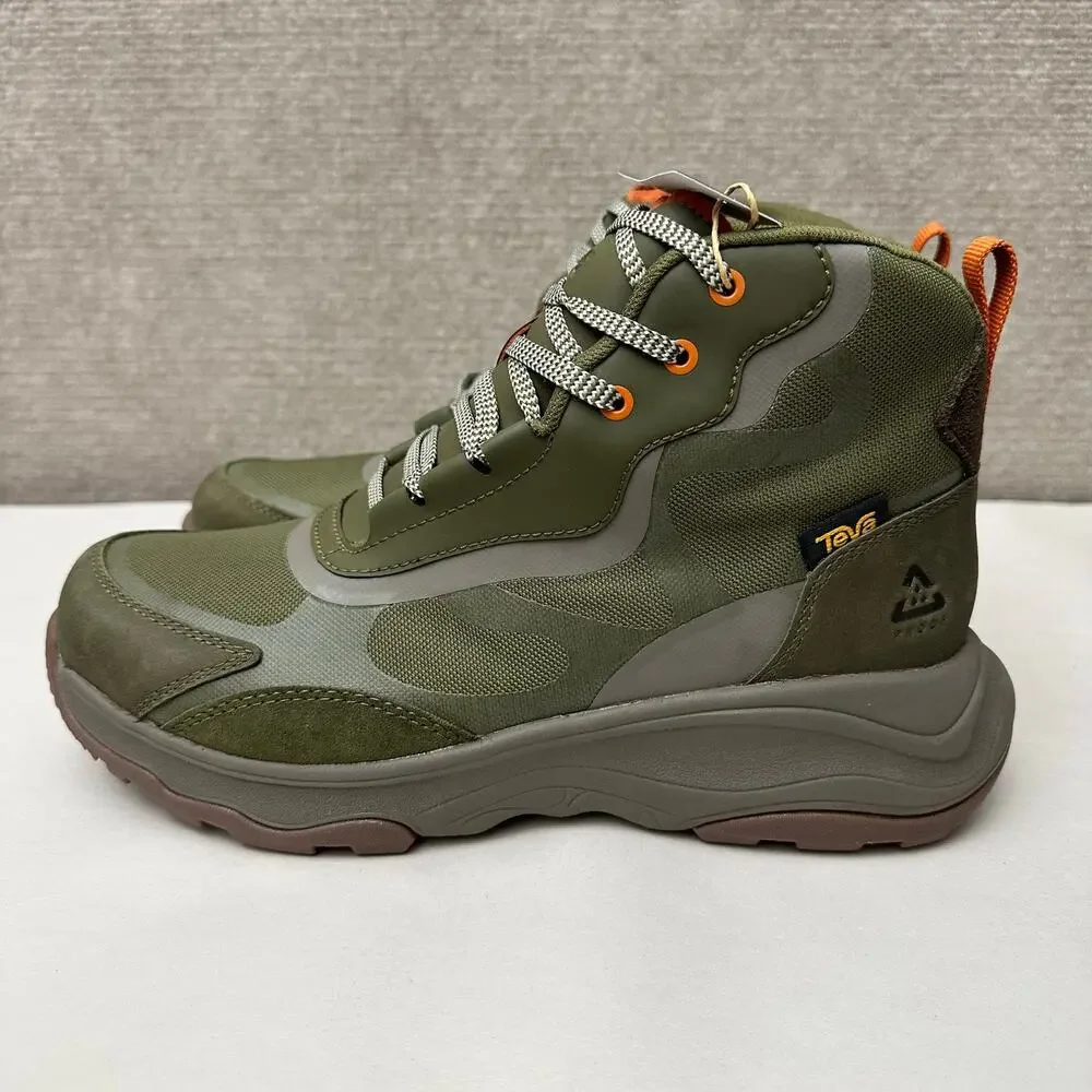 Teva Geotrecca RP Waterproof Trail Hiker Boots Dark Olive Desert Taupe Men’s 8